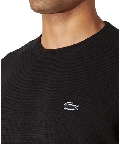 Men's Lacoste Thermal Shirt Black $12.77 Pajama