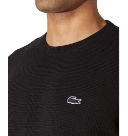 Men's Lacoste Thermal Shirt Black $12.77 Pajama