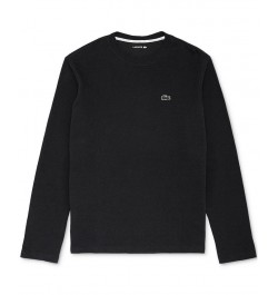 Men's Lacoste Thermal Shirt Black $12.77 Pajama