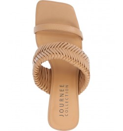 Women's Monyka Woven Sandals Tan/Beige $41.80 Shoes