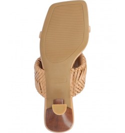 Women's Monyka Woven Sandals Tan/Beige $41.80 Shoes