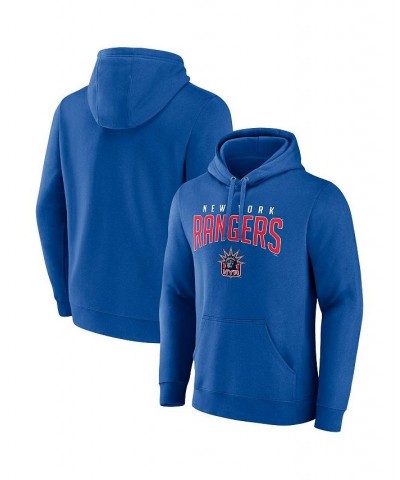 Men's Branded Royal New York Rangers Special Edition 2.0 Big and Tall Wordmark Pullover Hoodie $35.69 Sweatshirt