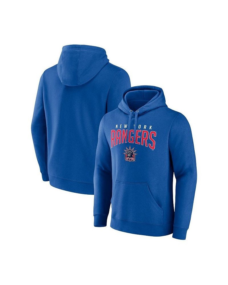 Men's Branded Royal New York Rangers Special Edition 2.0 Big and Tall Wordmark Pullover Hoodie $35.69 Sweatshirt