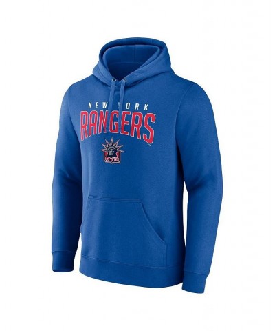 Men's Branded Royal New York Rangers Special Edition 2.0 Big and Tall Wordmark Pullover Hoodie $35.69 Sweatshirt