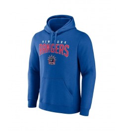 Men's Branded Royal New York Rangers Special Edition 2.0 Big and Tall Wordmark Pullover Hoodie $35.69 Sweatshirt