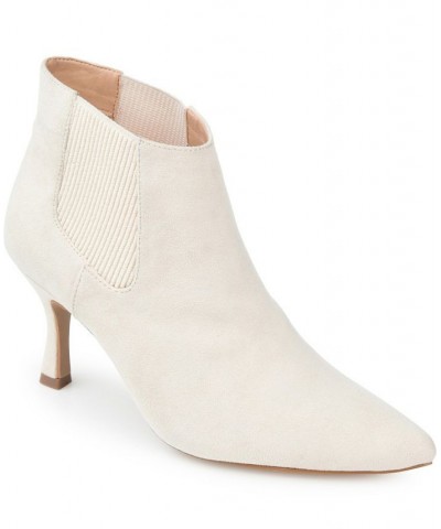 Women's Elitta Booties Ivory $44.65 Shoes