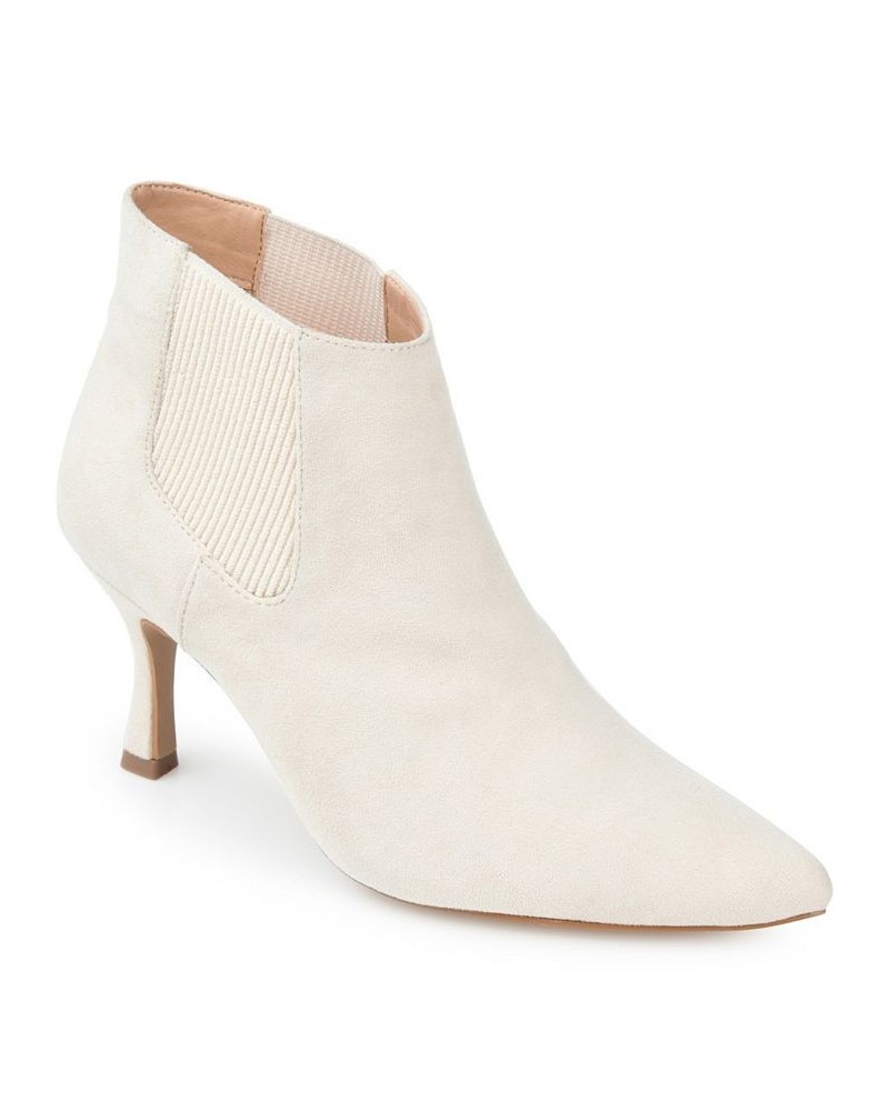 Women's Elitta Booties Ivory $44.65 Shoes