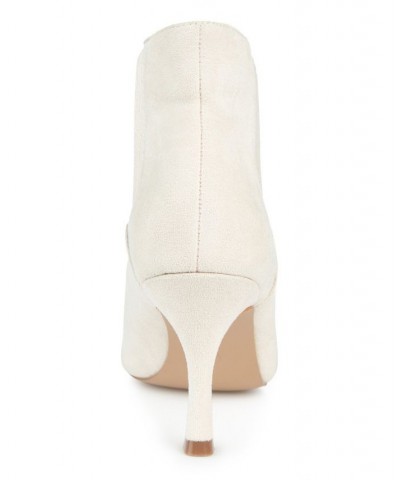 Women's Elitta Booties Ivory $44.65 Shoes