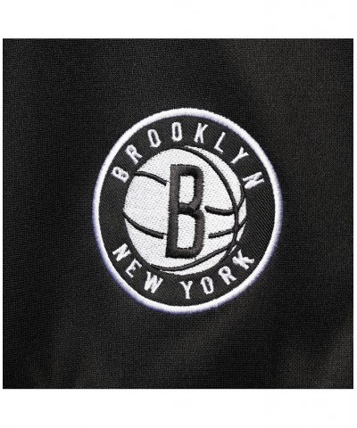 Men's Black, Gray Brooklyn Nets Big and Tall Pieced Body Full-Zip Track Jacket $40.80 Jackets