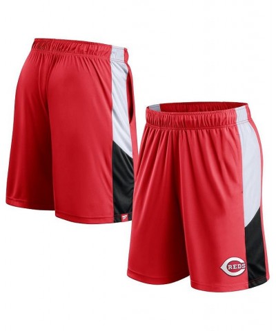 Men's Branded Red, White Cincinnati Reds Champion Rush Color Block Shorts $18.00 Shorts