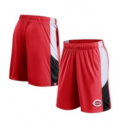 Men's Branded Red, White Cincinnati Reds Champion Rush Color Block Shorts $18.00 Shorts