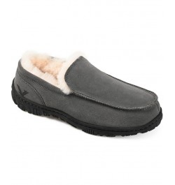 Men's Walkabout Moccasin Slippers Gray $43.50 Shoes