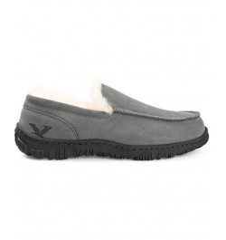 Men's Walkabout Moccasin Slippers Gray $43.50 Shoes