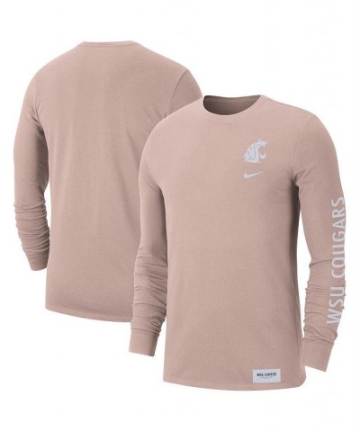 Men's Natural Washington State Cougars 2-Hit Long Sleeve T-shirt $23.39 T-Shirts