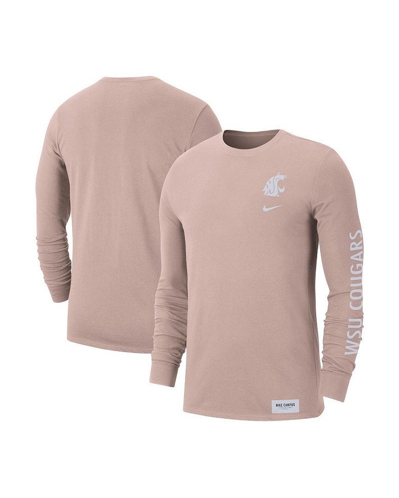 Men's Natural Washington State Cougars 2-Hit Long Sleeve T-shirt $23.39 T-Shirts