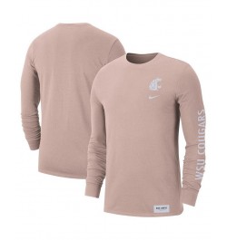 Men's Natural Washington State Cougars 2-Hit Long Sleeve T-shirt $23.39 T-Shirts