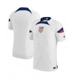 Men's White Usmnt 2022/23 Home Vapor Match Authentic Blank Jersey $60.28 Jersey