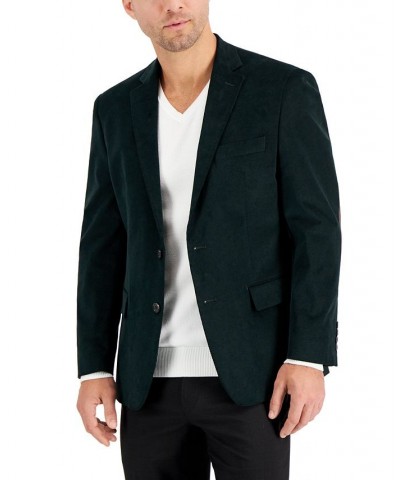 Men's Classic-Fit Ultraflex Corduroy Sport Coat Green $40.96 Blazers