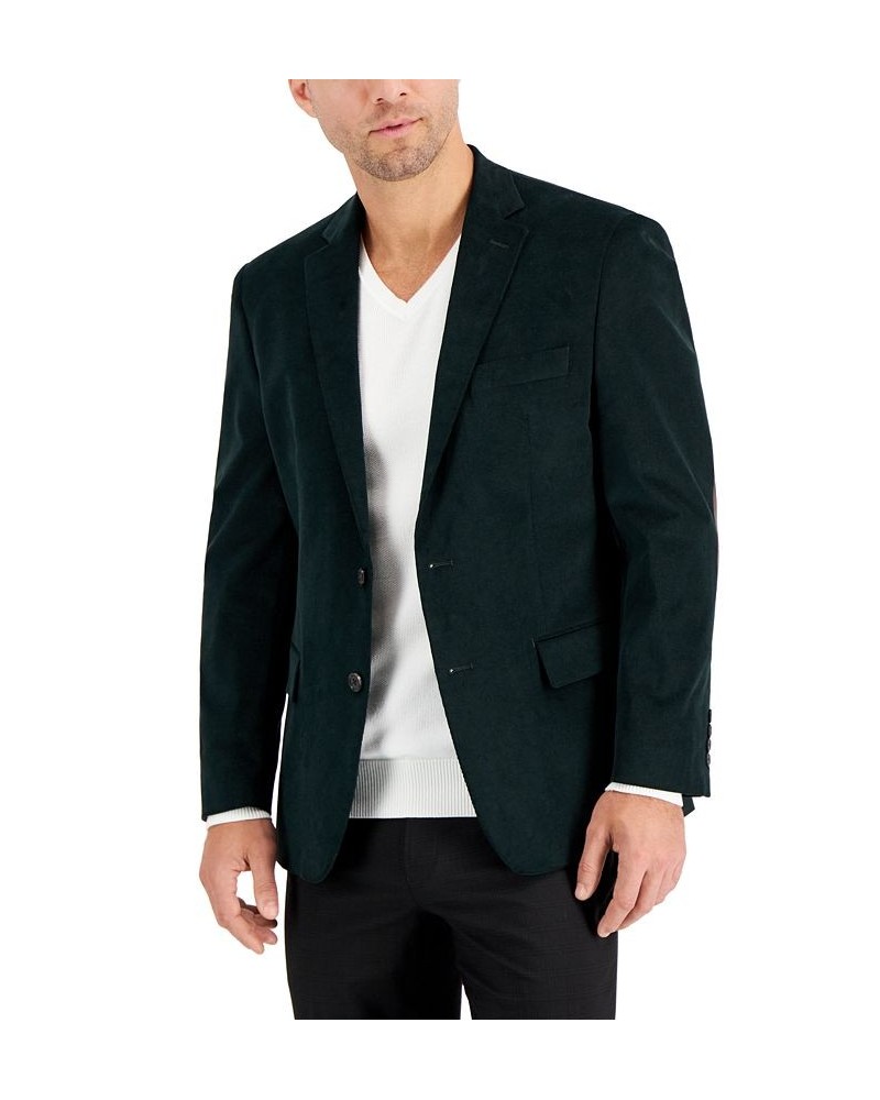 Men's Classic-Fit Ultraflex Corduroy Sport Coat Green $40.96 Blazers