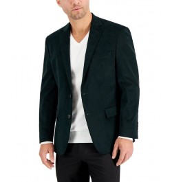 Men's Classic-Fit Ultraflex Corduroy Sport Coat Green $40.96 Blazers