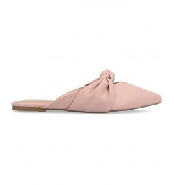 Women's Salinn Knotted Flats Pink $36.80 Shoes