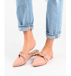 Women's Salinn Knotted Flats Pink $36.80 Shoes