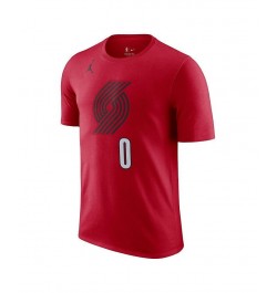 Men's Brand Damian Lillard Red Portland Trail Blazers 2022/23 Statement Edition Name and Number T-shirt $18.71 T-Shirts