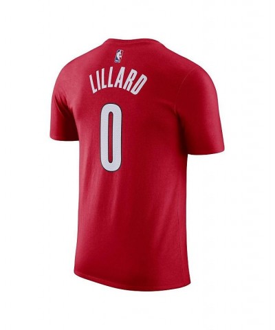 Men's Brand Damian Lillard Red Portland Trail Blazers 2022/23 Statement Edition Name and Number T-shirt $18.71 T-Shirts