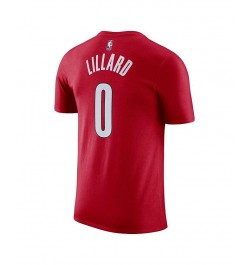 Men's Brand Damian Lillard Red Portland Trail Blazers 2022/23 Statement Edition Name and Number T-shirt $18.71 T-Shirts