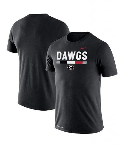 Men's Black Georgia Bulldogs Team DNA Legend Performance T-shirt $20.50 T-Shirts