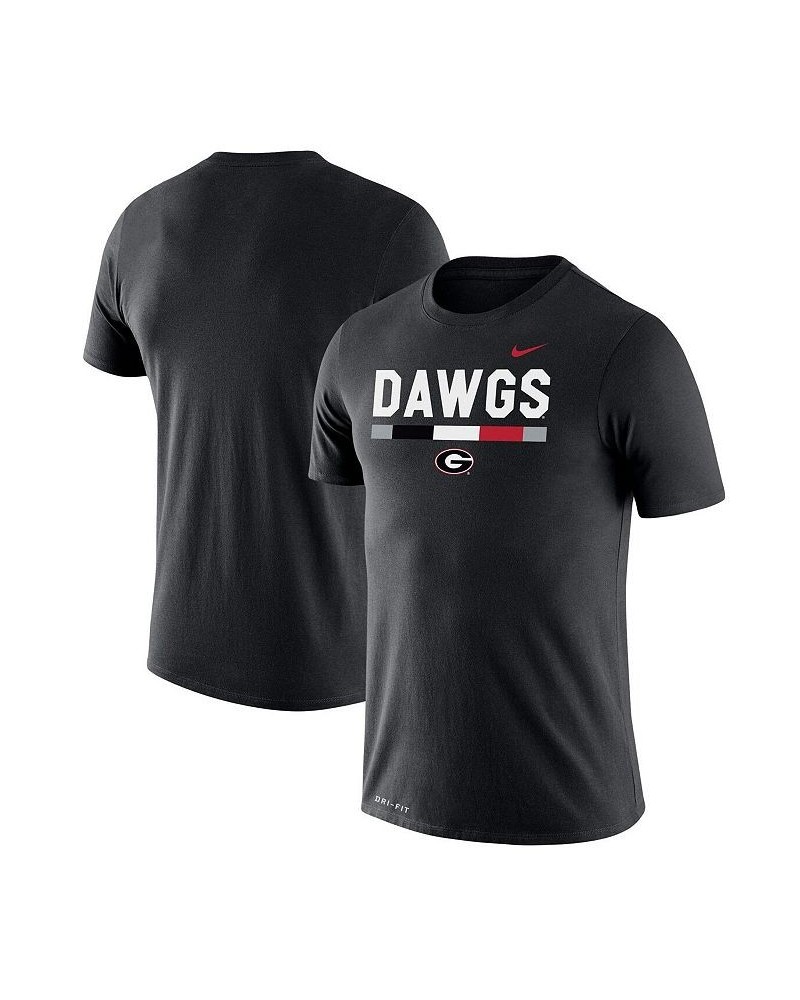 Men's Black Georgia Bulldogs Team DNA Legend Performance T-shirt $20.50 T-Shirts