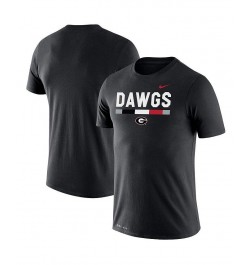 Men's Black Georgia Bulldogs Team DNA Legend Performance T-shirt $20.50 T-Shirts