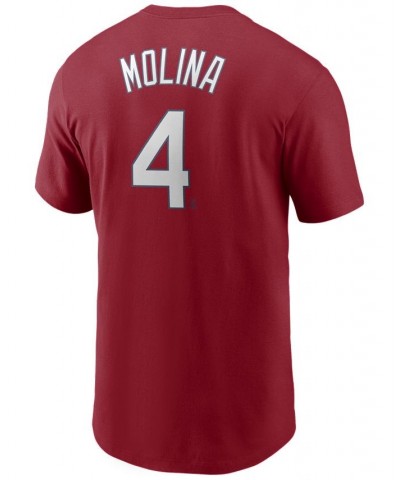 Men's Yadier Molina St. Louis Cardinals Name and Number Player T-Shirt $28.49 T-Shirts