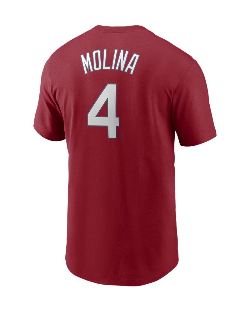 Men's Yadier Molina St. Louis Cardinals Name and Number Player T-Shirt $28.49 T-Shirts