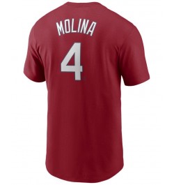 Men's Yadier Molina St. Louis Cardinals Name and Number Player T-Shirt $28.49 T-Shirts