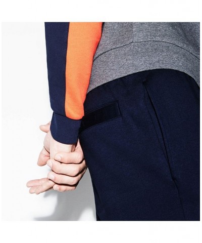 Men's Elastic Waist 22'' Drawstring Fleece Short Blue $25.26 Shorts