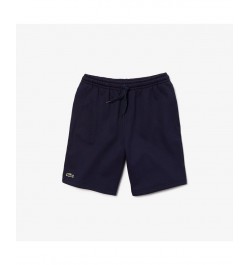 Men's Elastic Waist 22'' Drawstring Fleece Short Blue $25.26 Shorts