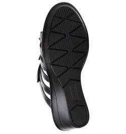 Women's Lexie Slide Sandals Black $42.73 Shoes