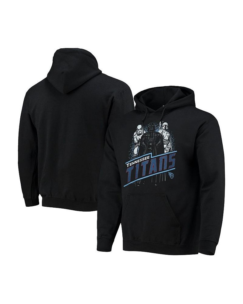 Men's Black Tennessee Titans Star Wars Empire Pullover Hoodie $25.52 Sweatshirt