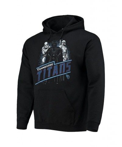 Men's Black Tennessee Titans Star Wars Empire Pullover Hoodie $25.52 Sweatshirt