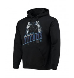 Men's Black Tennessee Titans Star Wars Empire Pullover Hoodie $25.52 Sweatshirt