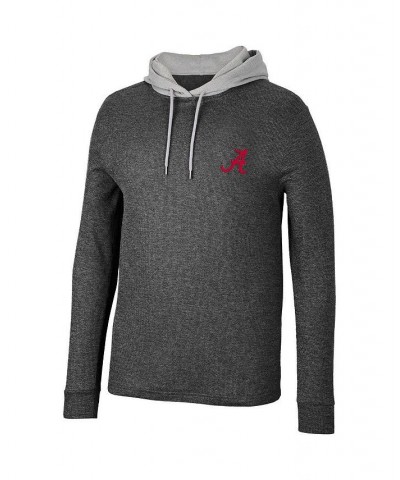 Men's Black Alabama Crimson Tide Ballot Waffle-Knit Thermal Long Sleeve Hoodie T-shirt $37.79 T-Shirts