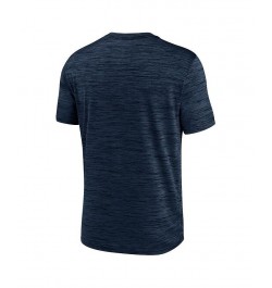 Men's Navy Cleveland Guardians Wordmark Velocity Performance T-shirt $28.99 T-Shirts