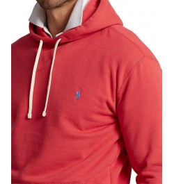 Men's Big & Tall RL Fleece Hoodie Red $41.87 Sweatshirt