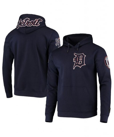 Men's Navy Detroit Tigers Team Logo Pullover Hoodie $38.50 Sweatshirt