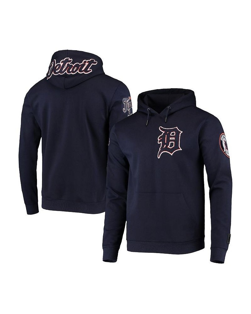 Men's Navy Detroit Tigers Team Logo Pullover Hoodie $38.50 Sweatshirt