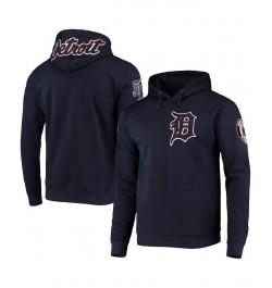 Men's Navy Detroit Tigers Team Logo Pullover Hoodie $38.50 Sweatshirt