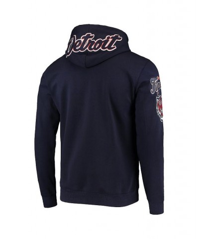 Men's Navy Detroit Tigers Team Logo Pullover Hoodie $38.50 Sweatshirt