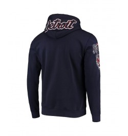 Men's Navy Detroit Tigers Team Logo Pullover Hoodie $38.50 Sweatshirt