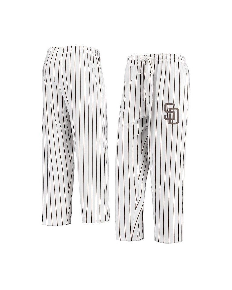 Men's White San Diego Padres Vigor Pinstripe Pants $29.69 Pajama